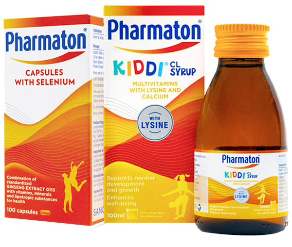 Our Products - Pharmaton® Kiddi CL Syrup For Children